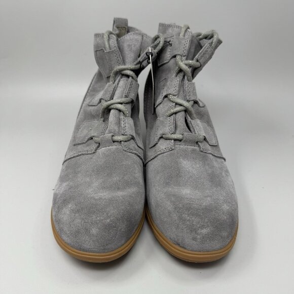 Sorel Women’s Evie Ankle Lace Quarry Grill Gray Size 10 Pull-on Boots Booties - Picture 5 of 9